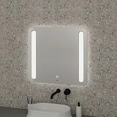 Зеркало Grossman Lara 80*70 Led с сенсорным выключателем и гравировкой