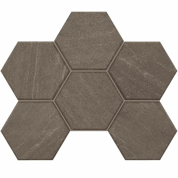 Мозаика Estima Gabbro GB03 Hexagon 25*28,5 неполированный