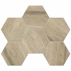 Мозаика Estima Daintree DA02 Hexagon 25x28,5 неполированная