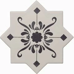 Керамогранит Cevica Becolors 13,25*13,25 Star Decoro Stencil Navy