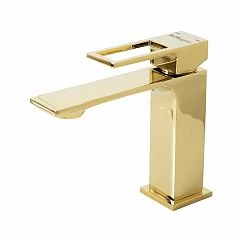 Смеситель BelBagno Luce LUC-LVM-ORO для раковины, золото