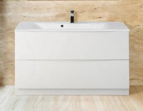 Тумба с раковиной BelBagno Marino 120 Bianco Lucido напольная