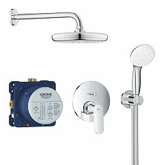 Душевой комплект Grohe Eurosmart Cosmopolitan 25219001 скрытый монтаж хром