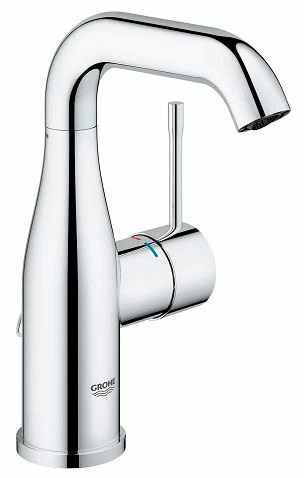 Смеситель Grohe Essence+ 23480001 для раковины с цепочкой хром