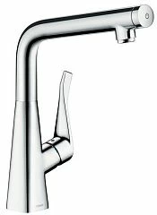 Смеситель Hansgrohe Metris Select 14883000 для кухни хром