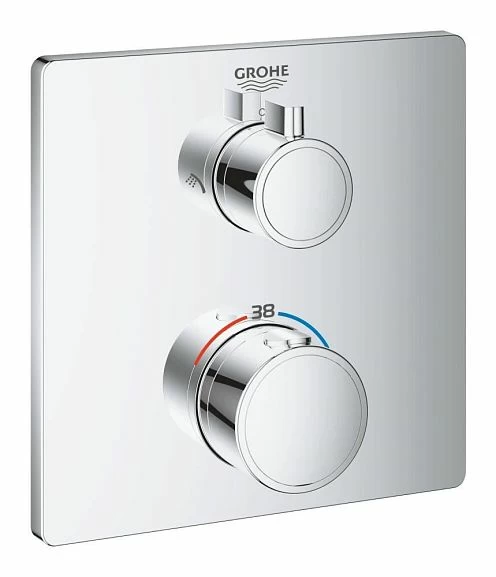 Внешняя часть для термостата Grohe Grohtherm 24079000 для ванны и душа хром