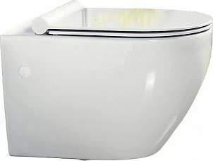 Подвесной унитаз BelBagno Sfera-R BB513CH 37*50 безободковый