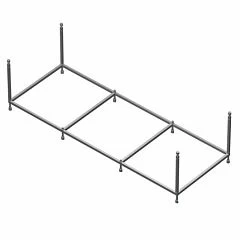 Монтажный комплект для ванны Roca Genova N 150*75 (каркас, слив-перелив, крепления) (приобретается в комплекте с ванной)