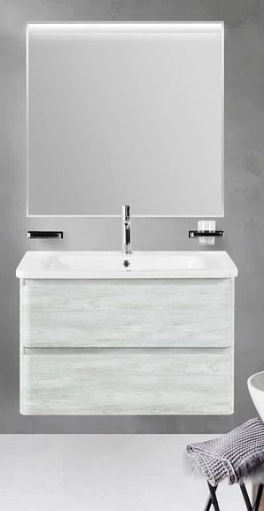 Комплект мебели BelBagno Albano-Cer 80 Rovere Vintage Bianco