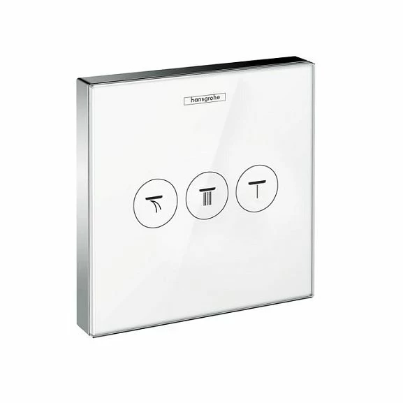 Внешняя часть для переключателя потоков Hansgrohe Shower Select белый