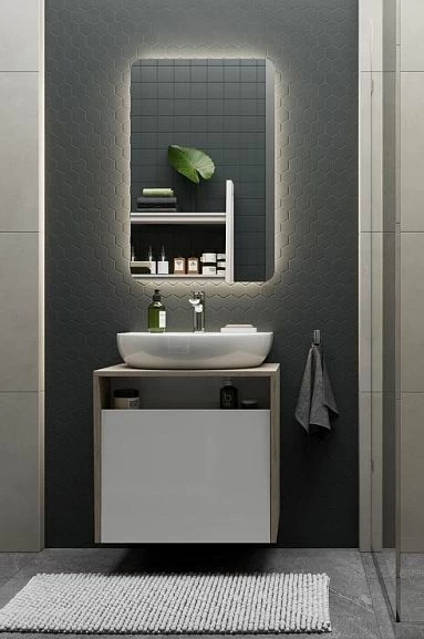 Комплект мебели Kerama Marazzi Pro 60 белый глянец, 1 ящик