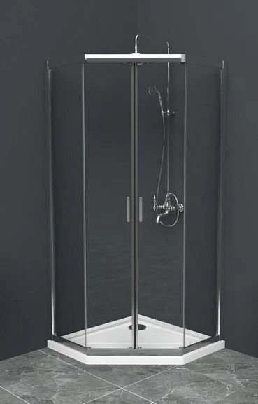 Душевой уголок BelBagno UNO-195-P-2-90-C-Cr 90*90*195 без поддона