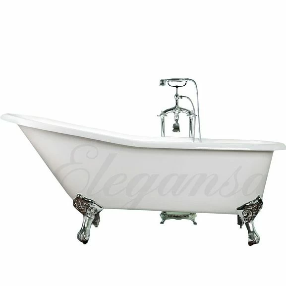 Чугунная ванна Elegansa Schale Chrome 170х75м