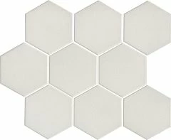 Керамогранит Kerama Marazzi Кальсада SG1011N 31*37 мозаичный из 9 частей 10,4*12 белый матовый