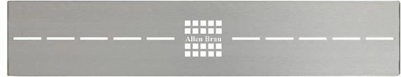 Накладка на слив Allen Brau Infinity 8.210N3-BA для поддонов 120*80 серебро браш