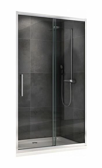 Душевая дверь в нишу ABBER Schwarzer Diamant AG30140H 140*209 L/R с поддоном 140*90*14