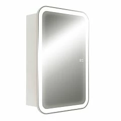 Зеркало-шкаф Silver Mirrors Фиджи-2 60 Flip сенсорный выключатель с Led-подсветкой и антизапотеванием L/R