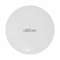 Накладка на слив для раковины ABBER AC0014MW белая матовая, керамика