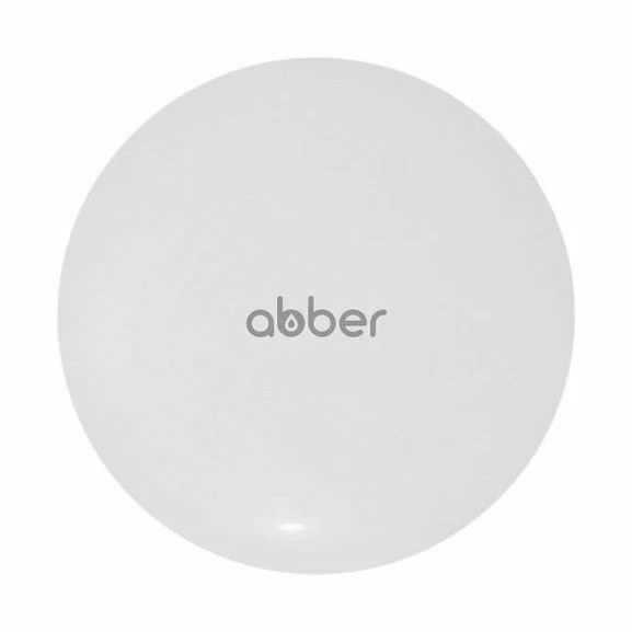 Накладка на слив для раковины ABBER AC0014MW белая матовая, керамика