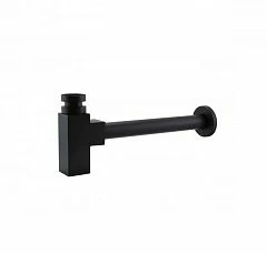 Сифон для раковины BelBagno BB-SMQ2-NERO черный