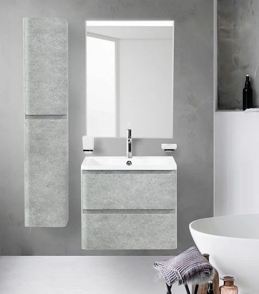 Комплект мебели BelBagno Albano 70 Cemento Verona Grigio