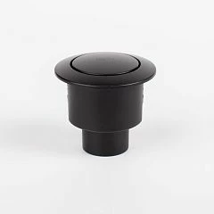 Кнопка слива для арматуры Iddis 1-ур, 38мм, черный матовый 92038MB1AR