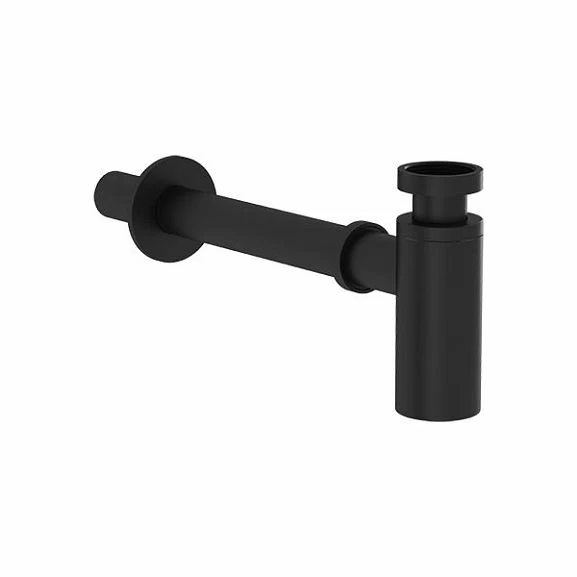 Сифон для раковины Vitra Syphon A4512336 1 1/4" металлический черный матовый