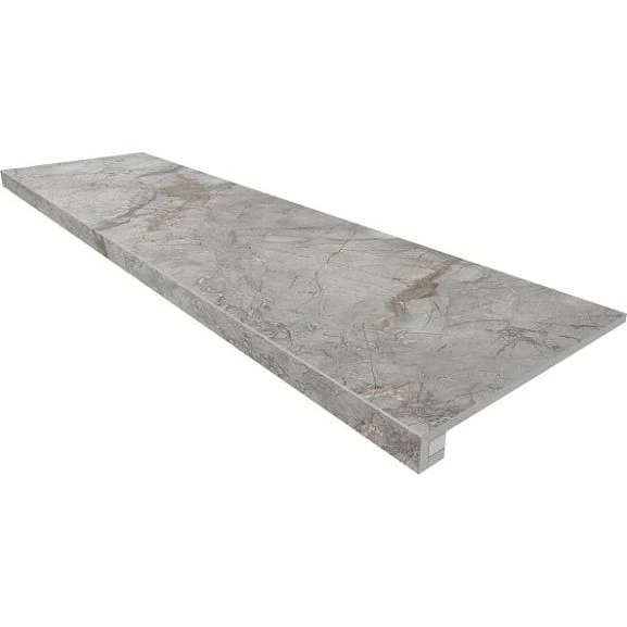 Ступень Estima Marble Onlygres MOG201 33*120 полированная с подступенком 14,5*120