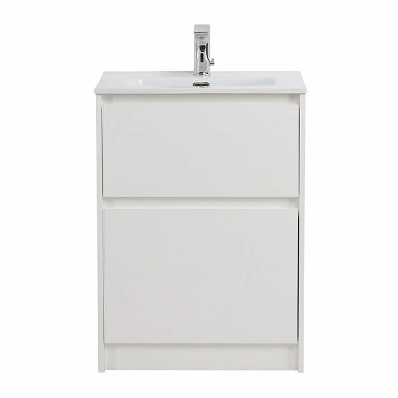 Тумба с раковиной BelBagno Kraft 60 600/390 Bianco Opaco