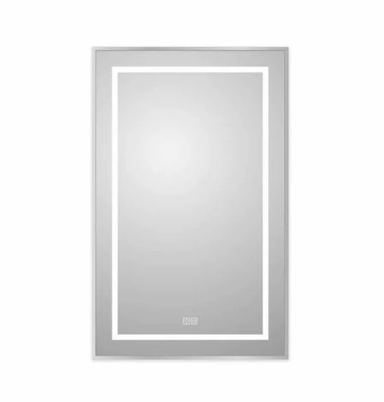 Зеркало BelBagno Kraft SPC-KRAFT-500-800-LED-TCH-WARM 50*80 сатин с Led-подсветкой и функцией антизапотевания