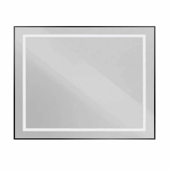 Зеркало BelBagno Kraft SPC-KRAFT-1000-800-SENS-NERO 100*80 черное с Led-подсветкой