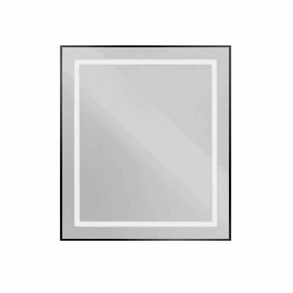 Зеркало BelBagno Kraft SPC-KRAFT-700-800-SENS-NERO 70*80 черное с Led-подсветкой