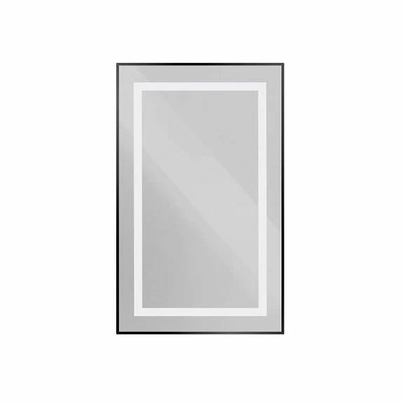 Зеркало BelBagno Kraft SPC-KRAFT-500-800-SENS-NERO 50*80 черное с Led-подсветкой