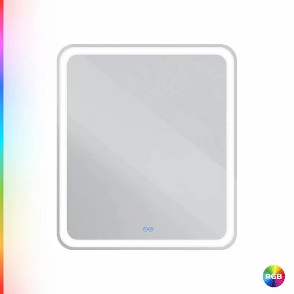 Зеркало Cezares Multicolore CZR-SPC-MC-700-800-RGB-TCH 70*80 со встроенной разноцветной подсветкой RGB