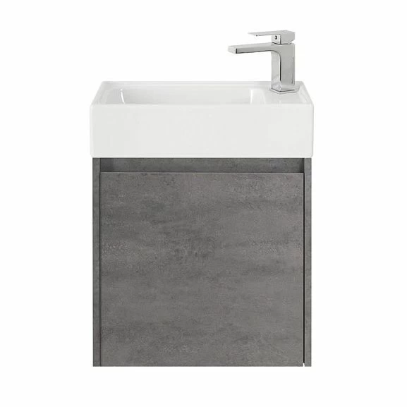 Тумба с раковиной BelBagno Kraft Mini 50 Cemento Grigio L