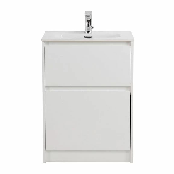 Тумба с раковиной BelBagno Kraft 39 50 напольная Bianco Opaco (раковина BB500/390ETL)