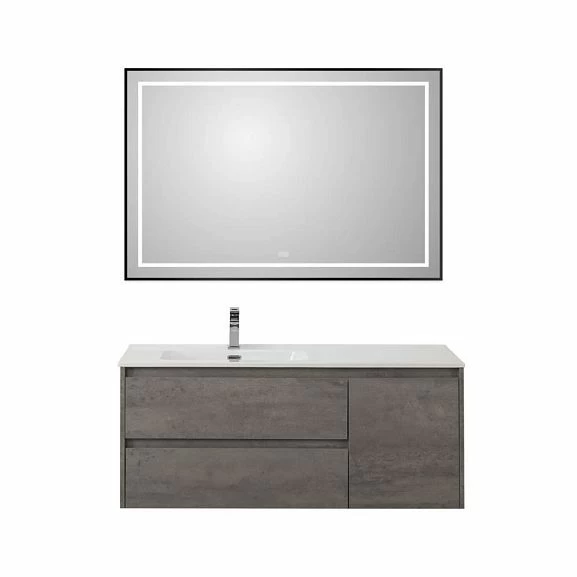 Комплект мебели BelBagno Kraft 120 Cemento Grigio L