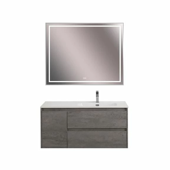 Комплект мебели BelBagno Kraft 100 Cemento Grigio R