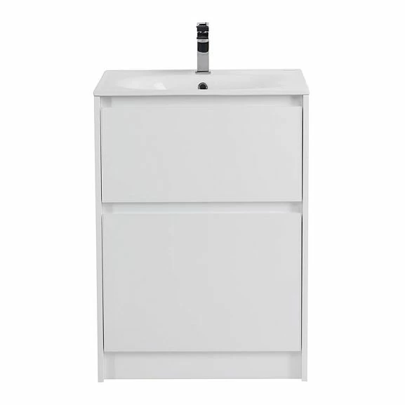 Тумба с раковиной BelBagno Kraft 60 напольная Bianco Opaco (раковина BB1923-600)