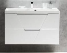 Тумба с раковиной BelBagno Vittoria 100 Bianco Lucido