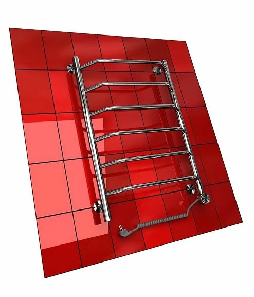 Электрический полотенцесушитель Двин E 80*50 6 перекладин хром