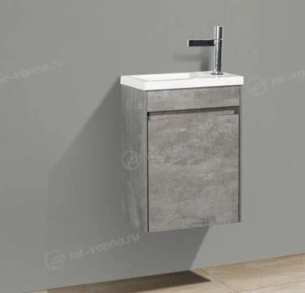 Тумба под раковину BelBagno Pietra Mini 46 R Stucco Cemento