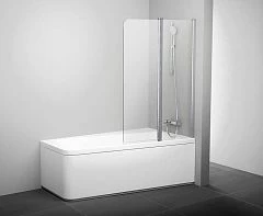 Шторка на ванну Ravak 10CVS2-100 R профиль глянцевый хром, стекло Transparent к ваннам 10°