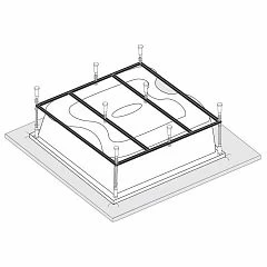 Каркас к ванне VagnerPlast Helios 194*170 (приобретается в комплекте с ванной)