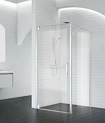 Душевой уголок BelBagno MARMI-AH-1-100/90-C-Cr 100*90*195 L/R без поддона