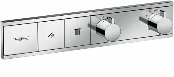 Внешняя часть для термостата Hansgrohe RainSelect 15380000 на 2 выхода