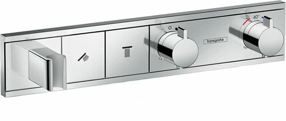 Внешняя часть для термостата Hansgrohe RainSelect 15355000 на 2 выхода