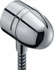 Шланговое подключение Hansgrohe Fixfit Stop 27452000 с запорным клапаном хром