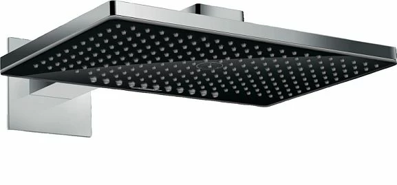 Внешняя часть для верхнего душа Hansgrohe Rainmaker Select 24005600 хром/черный