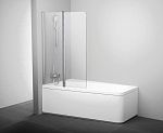 Шторка на ванну Ravak 10CVS2-100 L профиль глянцевый хром, стекло Transparent к ваннам 10°